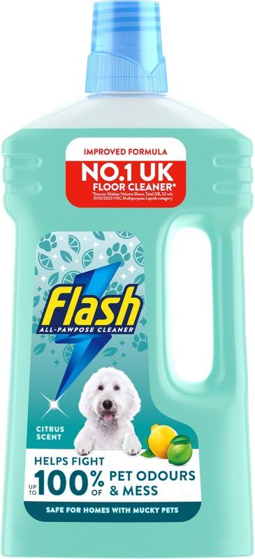 Flash Pet Multipurpose Cleaner Liquid Citrus 1 L