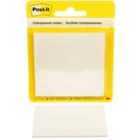 Post-it Sticky Notes 73 x 73 mm Plain Transparent Pack of 36