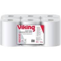 Viking Centrefeed Roll White 2 Ply 125 m J621333.0 6 Rolls