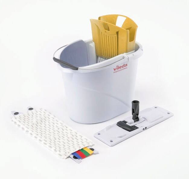 Vileda Ultraspeed Mop Starter Kit Yellow 45 x 39 x 30 cm 129675 3 Pieces