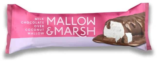 Mallow & Marsh Chocolate, Coconut Chocolate Bar Pack of 12