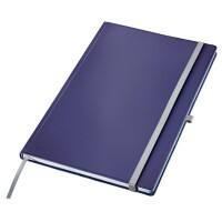 Leitz Style Notebook A4 ruled with hardcover 44751069 160 Pages 80 sheets Blue