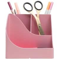 Exacompta AutentiK Pen Holder 5 Compartments Plastic Pink  