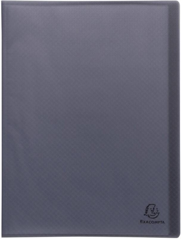 Exacompta Opak Display Book 40 Pockets A4 Black  