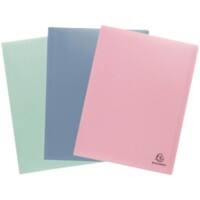 Exacompta AutentiK Display Book 50 Pockets A4 Assorted Pack of 3