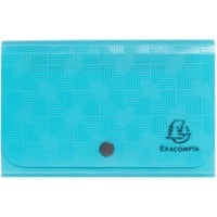 Exacompta Pop'N Co Multipart File 54 x 85 mm PP (Polypropylene) Blank Cyan 55499E  