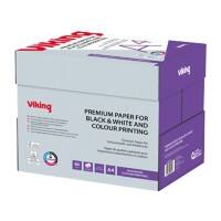 Viking Advanced Colour Printing A4 Printer Paper 80 gsm Smooth Brilliant White 169 CIE 500 Sheets Pack of 5