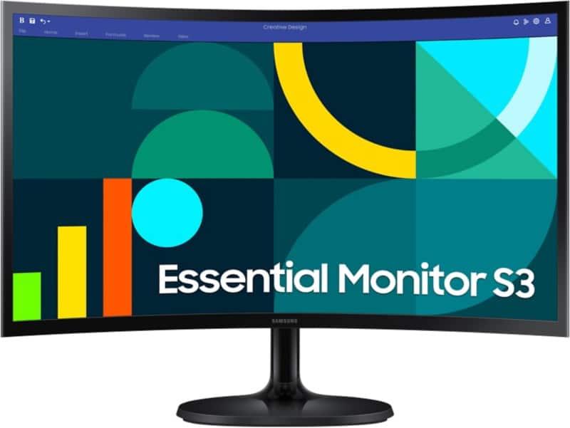 Samsung Essential S36GD 24" Curved Monitor - Full HD - LED - VA - 4 ms - LS24D360GAUXXU