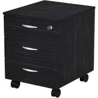 Pedestal 3 Drawers Lockable 410 x 500 x 522 mm Ash