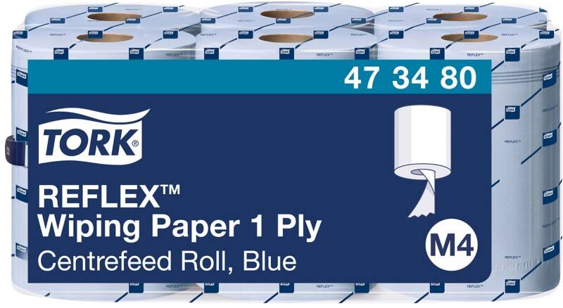 Tork M4 Reflex Wiping Paper 1 ply 473480 Pack of 1620