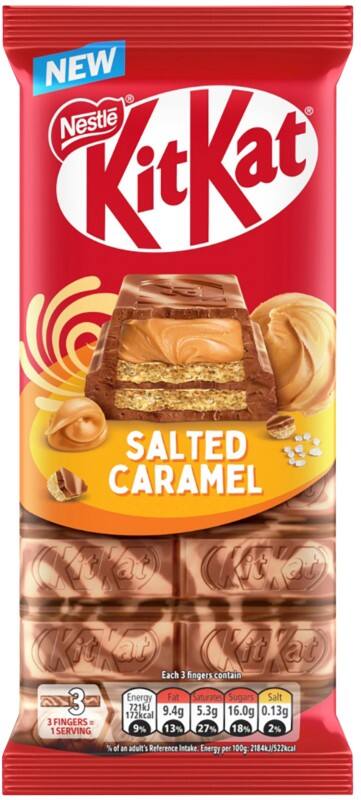 KitKat Salted Caramel Chocolate Sharing Bar 99g