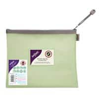 Snopake Zip Lock Bags A5 EVA (Ethylene-Vinyl Acetate) Landscape 26 (W)2 (D)22 (H) cm Pastel Green Pack of 3