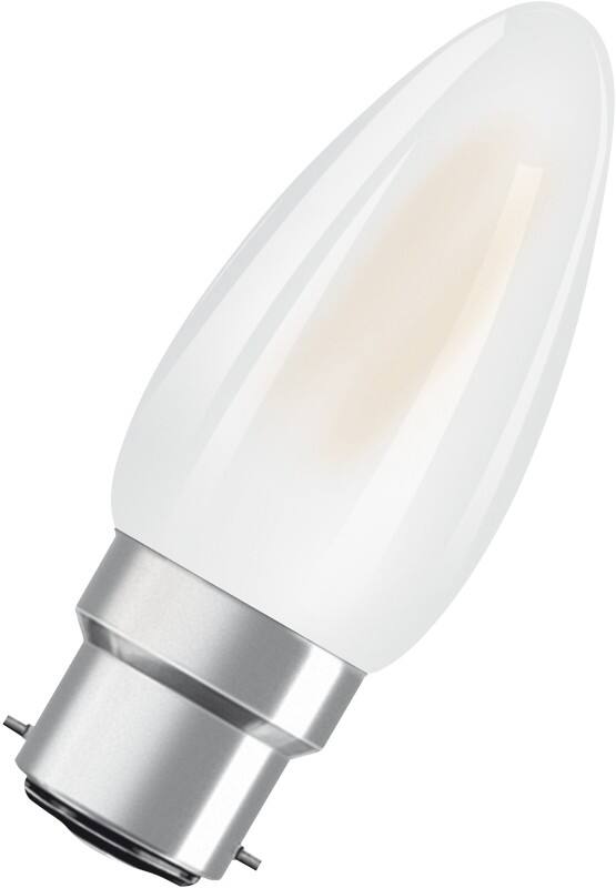 Osram Light Bulb Frosted B22d 4.8 W Warm White