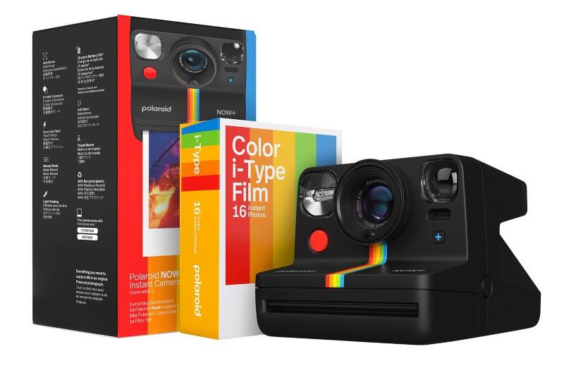 Polaroid Camera Instant i-Type Now+ Gen2 Black