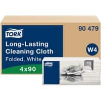 Tork W4 Premium Cleaning Cloth White 35.5 cm Pack of 4