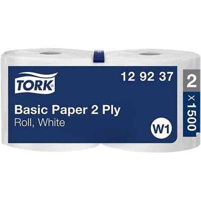 Tork W1 Universal Wiping Paper 2 Ply 1500 Sheets Pack of 2