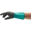 AlphaTec Non-Disposable Safety Gloves Nitrile, Nylon Size 10 Grey, Turquoise Pack of 6 Pairs of 2 Gloves
