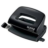 Leitz NeXXt Recycle Mini 2 Hole Punch 5010 CO2 Compensated 50% Recycled Plastic 10 Sheets Black