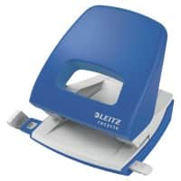Leitz NeXXt Recycle 2 Hole Punch 5003 CO2 Compensated 45% Recycled Plastic 30 Sheets Blue