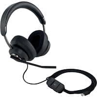 Kensington H2000 Wired Headset K83451WW Over-Ear 1.8 m USB-C Cable Noice Cancelling Microphone Black