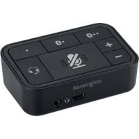 Kensington Universal 3-in-1 Pro Audio Headset Switch K83300WW  USB-C to USB-A Cable Black