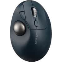 Kensington Pro Fit Ergo TB550 Wireless Trackball Mouse K72196WW 51% Recycled Plastic 4D Scroll Ring For Right-Handed Users Bluetooth/USB-A Nano Receiver Black