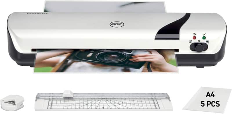 GBC Inspire+ 4-in-1 A4 Laminator Set 4410033 250 mm/min. 4 min Warm-Up Period Up to 2 x 125 (250) Microns