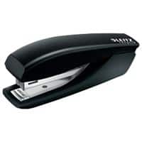 Leitz NeXXt Recycle Stapler 5617 CO2 Compensated Half Strip Black 10 Sheets No.10 81% Recycled Plastic
