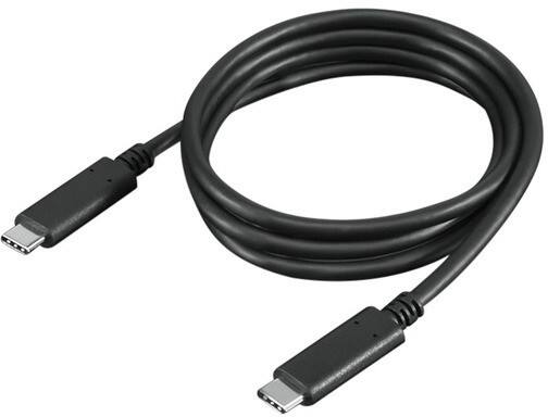 Lenovo USB-C Cable USB-C Male 1 m Black