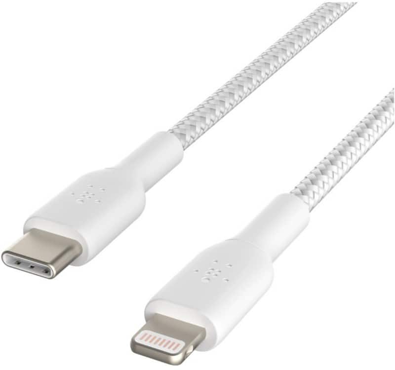 Belkin USB-C to Lightning Cable CAA004BT White
