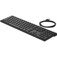 HP Keyboard Wired QWERTY No Black 320K