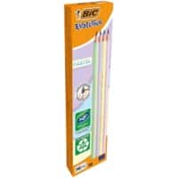 BIC Evol Graph Pencil Pastel Assorted #2 Pack of 12