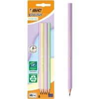 BIC Evol Graph Pencil Pastel Assorted #2 Pack of 5