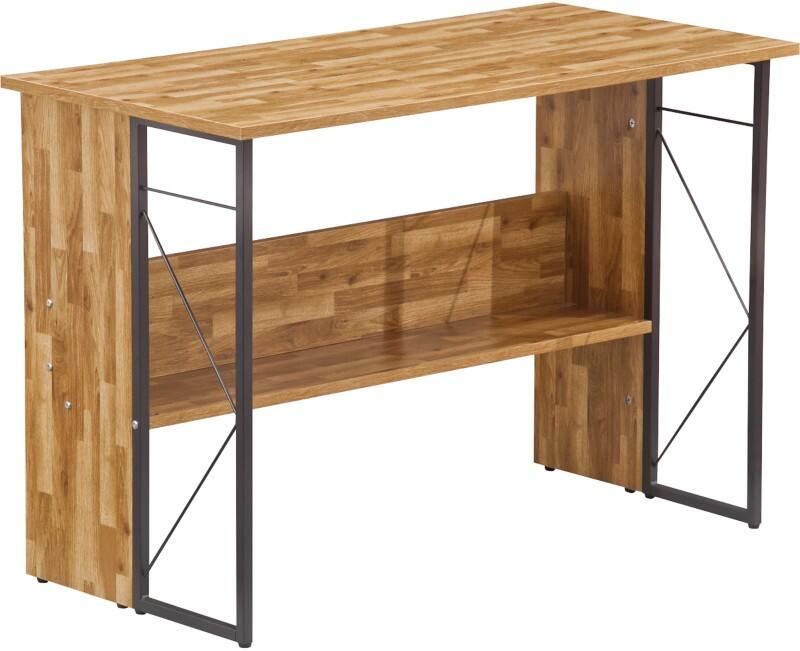 DOREL HOME Rhodes Home Office Desk Walnut 1,143 (W) x 533 (D) x 737 (H) mm Wood