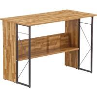DOREL HOME Rhodes Home Office Desk Walnut 1,143 (W) x 533 (D) x 737 (H) mm Wood