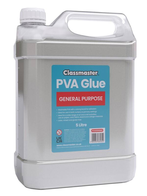 CLASSMASTER General Purpose PVA Glue Liquid White 5 L