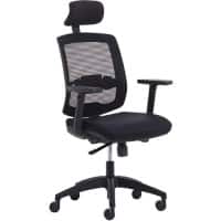 Realspace Malice Office Chair Synchro Tilt 3D Armrest Height-Adjustable Seat Black 110 kg 730 x 730 x 1,335 mm