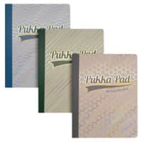 Pukka Pad Haze Composition Book B5 Ruled Sewn Side Bound Card Assorted 140 Pages Pack of 3