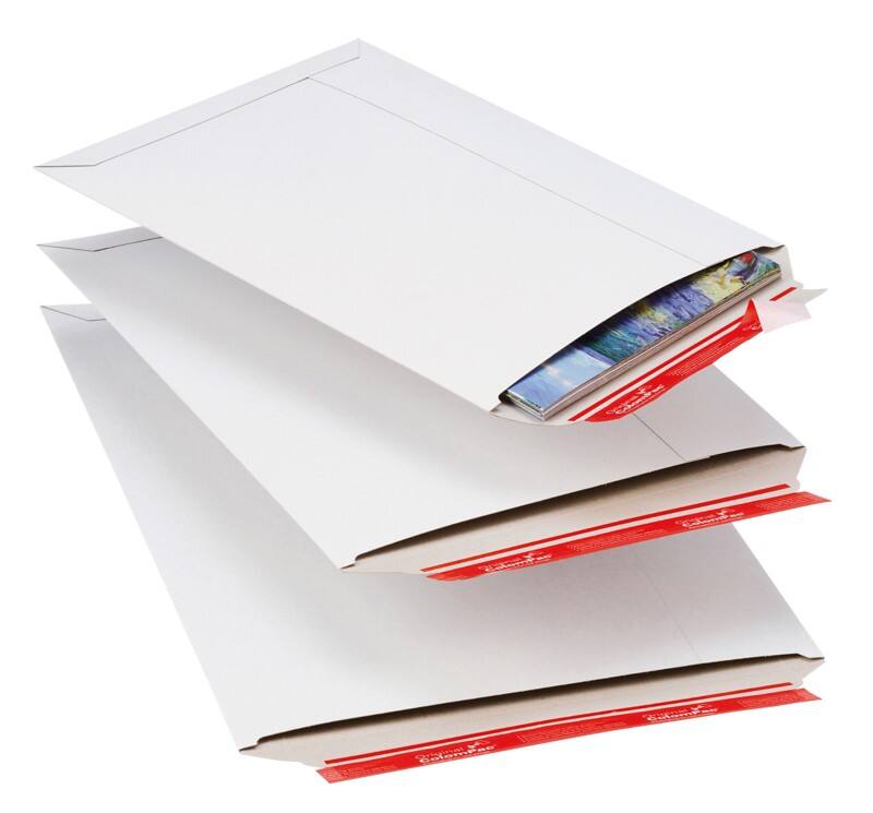 ColomPac Mailing Wallet Cardboard 375 (W) x 295 (D) x 30 (H) mm White Pack of 20