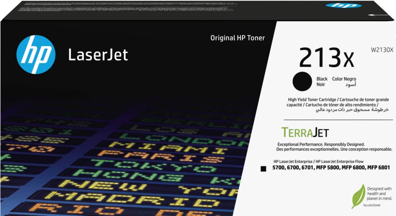 HP 213X Original Toner Cartridge W2130X Black