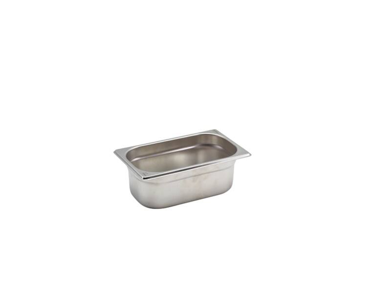 Genware Gastronorm Pan Stainless Steel 1/4 GN14-100