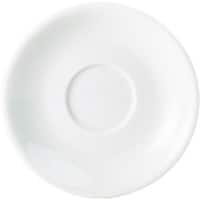 Genware Saucer White Pack of 6