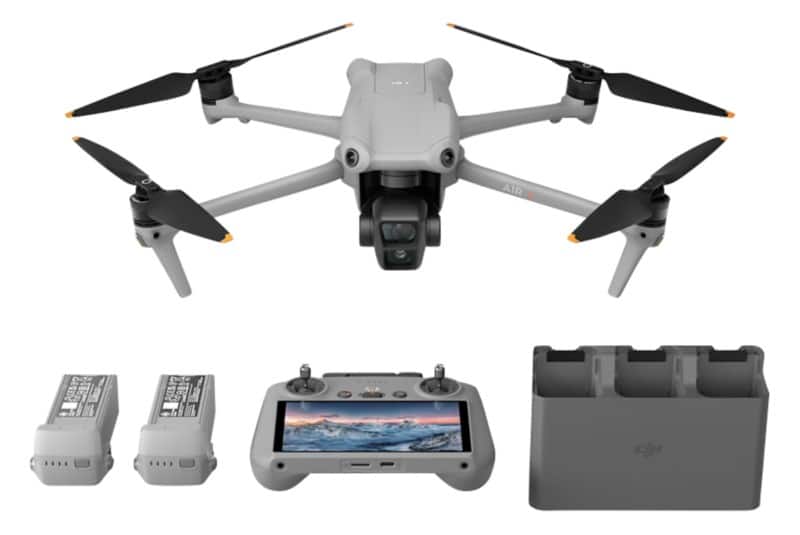 DJI Air 3 Fly More Combo 4 rotors Quadcopter 48 MP 3840 x 2160 pixels 4241 mAh Black, Grey