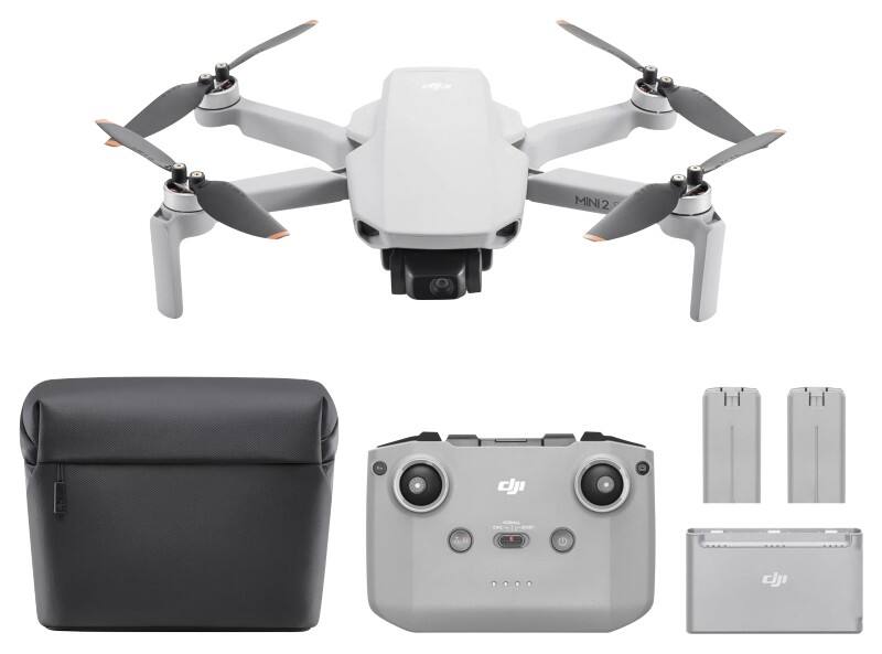 DJI Mini 2 SE Fly More Combo 4 rotors Quadcopter 12 MP 2720 x 1530 pixels 2250 mAh Black, Grey