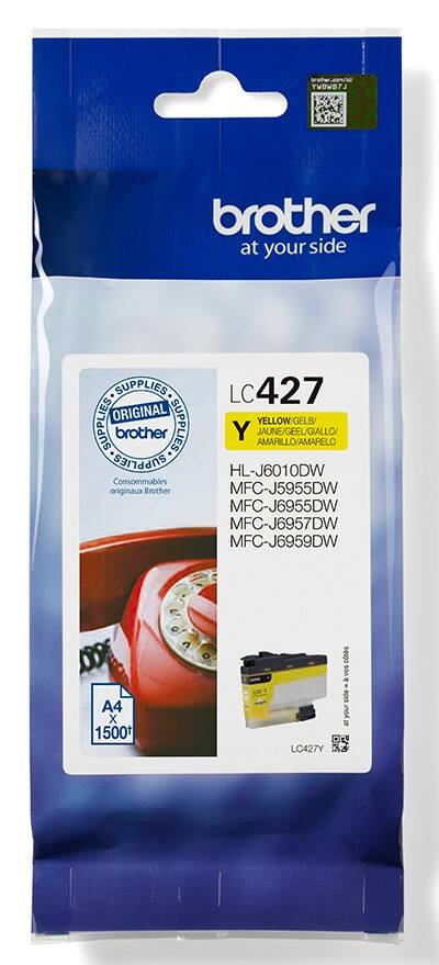 Brother Ink Cartridge Original LC-427Y Yellow