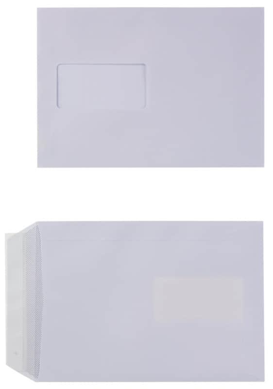 Viking C5 Peel and Seal Business Envelopes White 162 (W) x 229 (H) mm Window 100 gsm Pack of 150