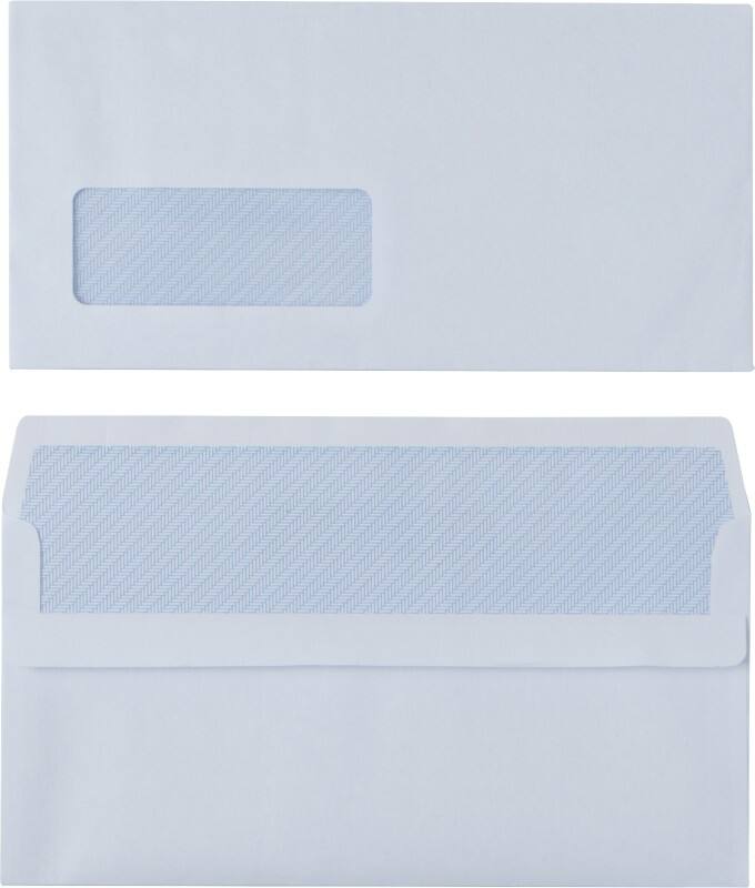 Viking Business Envelopes Window DL 220 (W) x 110 (H) mm Self Seal White 80 gsm Pack of 200