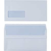 Viking Business Envelopes Window 220 (W) x 110 (H) mm Self Seal White 80 gsm Pack of 200