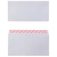 Viking Peel and Seal Business Envelopes White 220 (W) x 110 (H) mm Plain 100 gsm Pack of 50