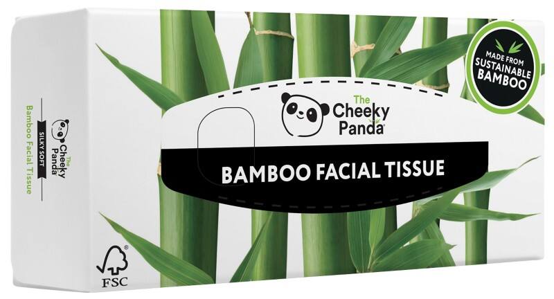 The Cheeky Panda Facial Tissues 3 Ply FLAFTX12 Pack of 80